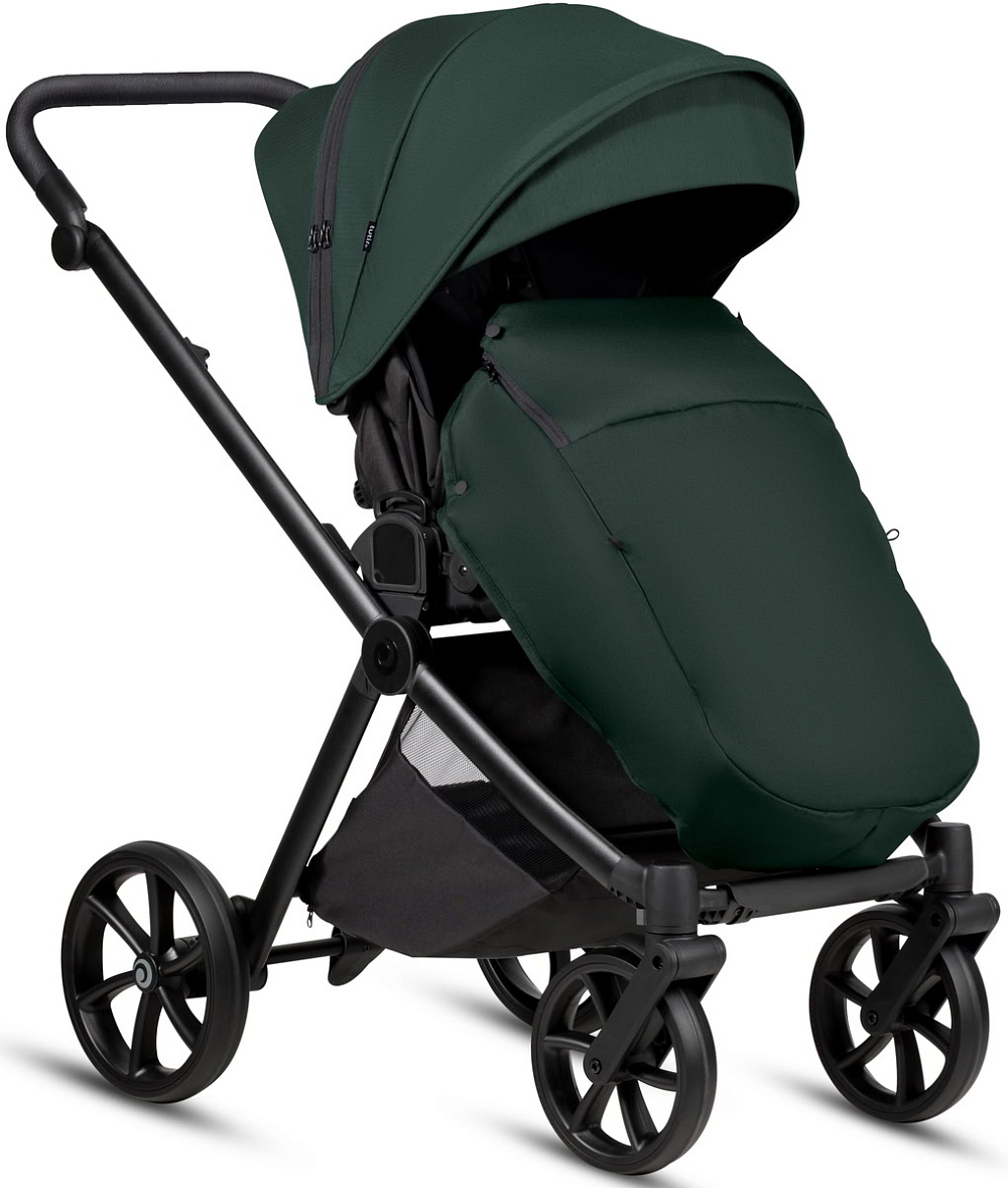 Детская коляска Tutis Mio 3 Plus Essential New 3 в 1 с автокреслом Beno Black 1622240 Pacific Green