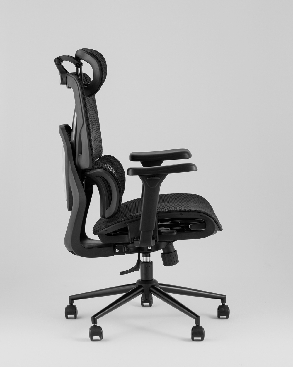 Кресло офисное TopChairs Structo черная сетка