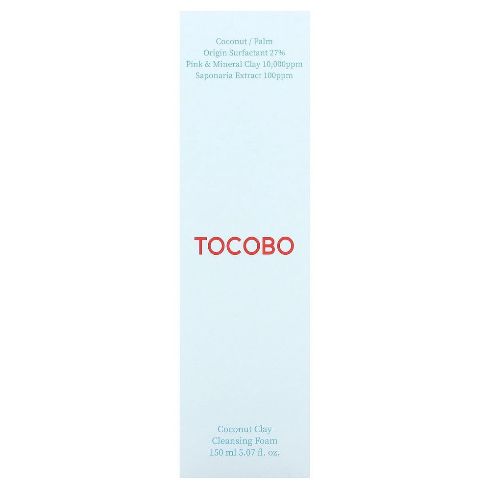 Tocobo, очищающая пенка с кокосовой глиной, 150 мл (5,07 жидк. унции)