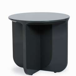 Кофейный стол Petra Ø50х45 см, зеленый глянец