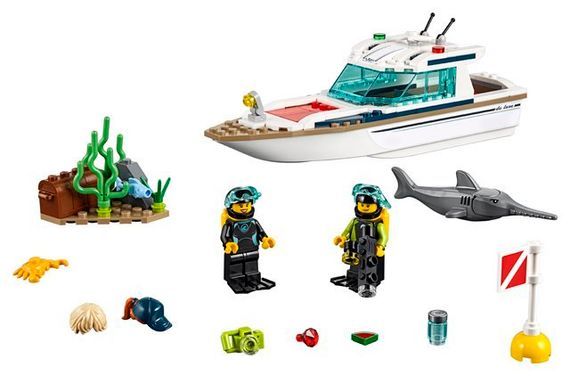 Lego konstruktor  City DIVING YACHT
