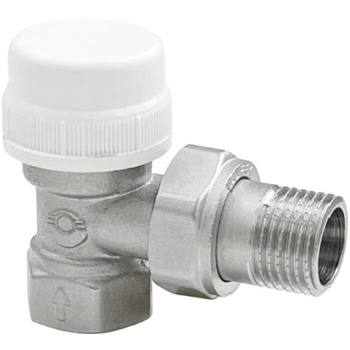 Клапан с термостатической головкой для рад. угловой 1/2" VALFEX