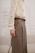 Брюки прямые, разноцветный