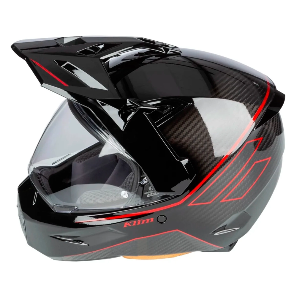 Шлем Klim X1 Alpha глянцевый черный/красный, размер XL (RR)