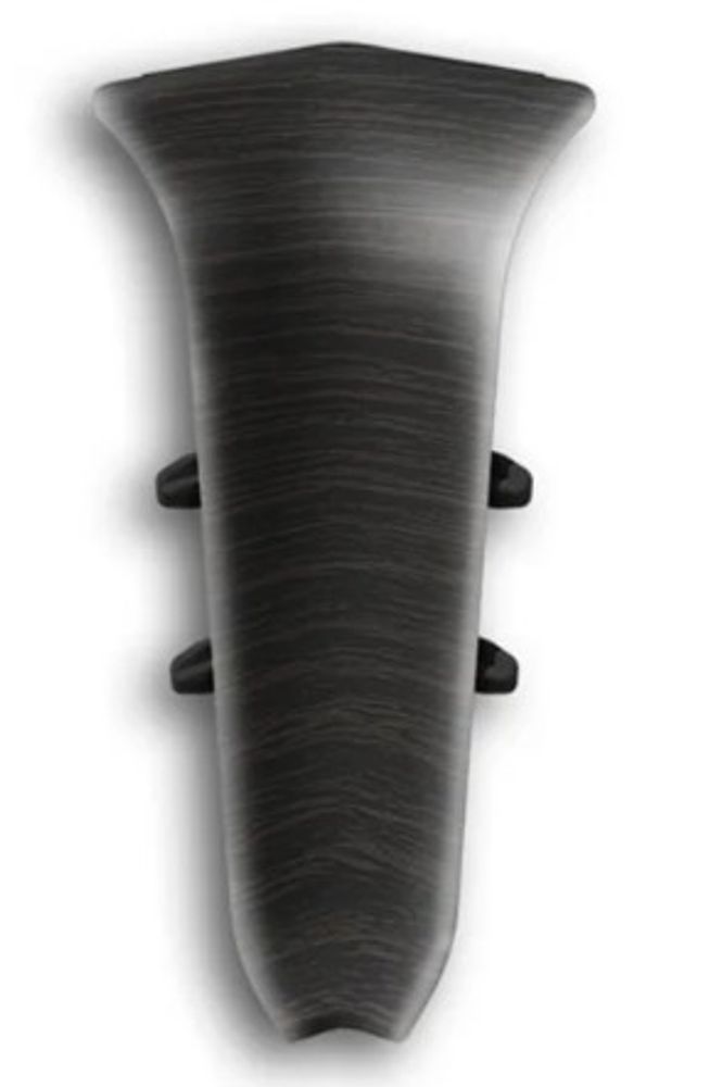 Угол внутренний для плинтуса 85мм "Идеал Классик", 302 Венге черный