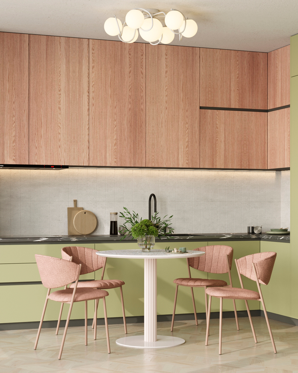 Люстра потолочная Moderli V1150-5C Circle