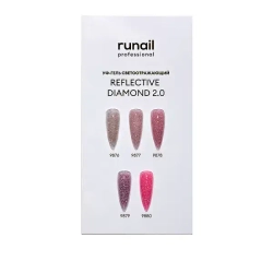 Runail Моделирующий УФ-гель светоотражающий №9878 BUILDER UV GEL REFLECTIVE DIAMOND 2.0, 15г