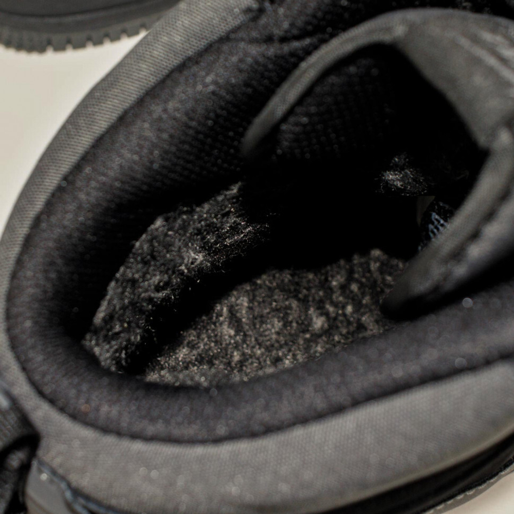 кроссовки Nike Air Force 1 Mid Black / Grey Winter