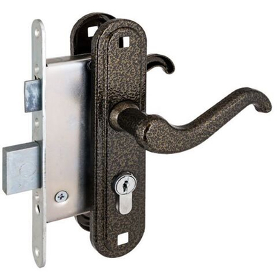 Замок Димитровград врезной "Зенит" ЗВ4-3.02 бронза с ручками