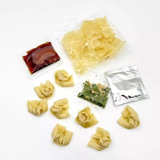 Лапша сублимированная с вонтонами в соевом соусе, 95г (Китай)