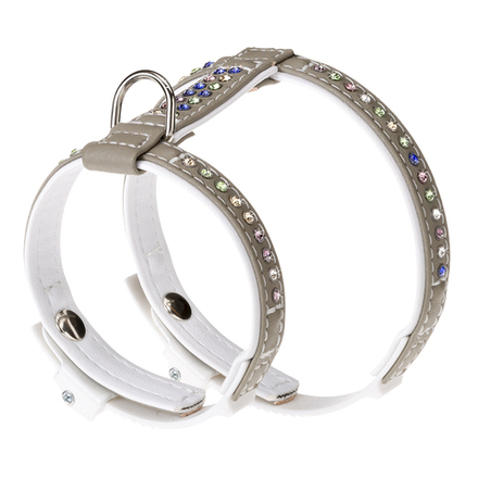 Шлейка Ferplast LUX P L бело-серая 16х13х16