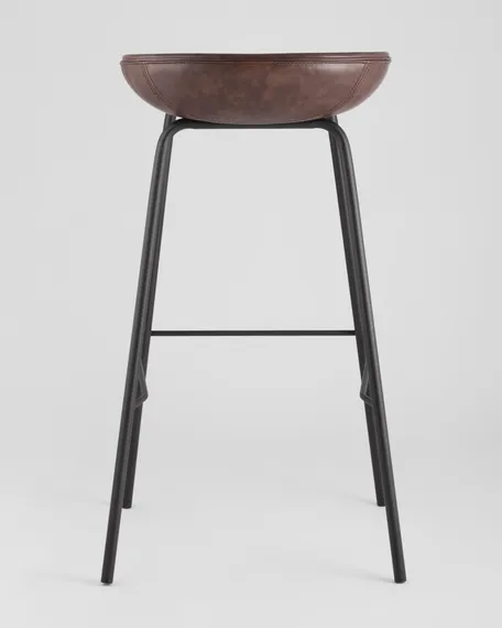 Барный стул Lite коричневая экокожа