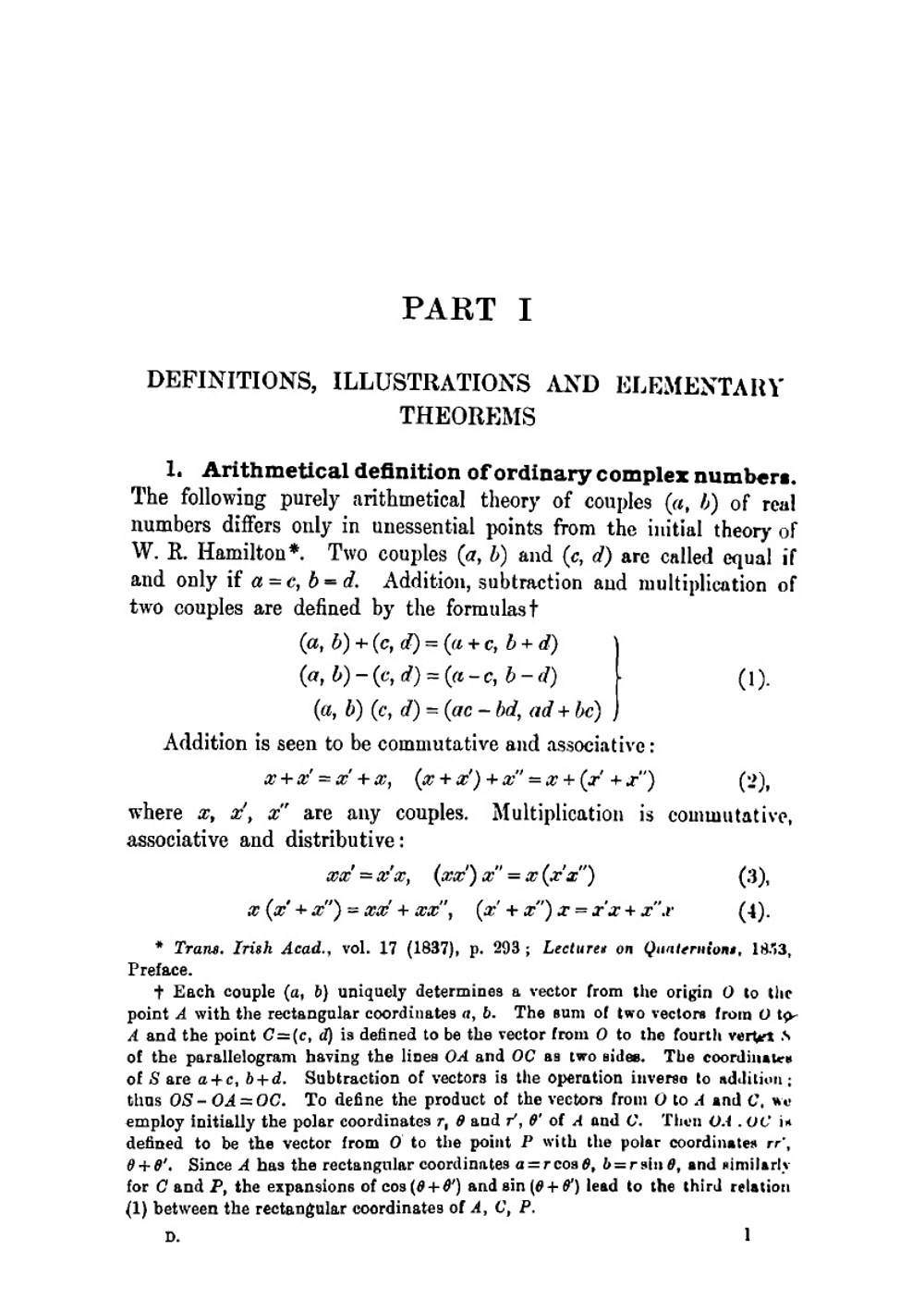 Linear algebras | Dickson Leonard E.