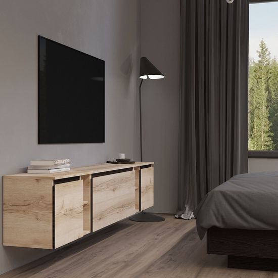 модульная систена - 1 шт Тумба БЕРГЕН + 2 шт Тумбы прикроватные БЕРГЕН