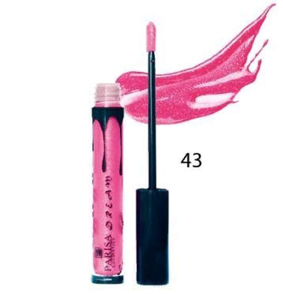 Parisa Блеск для губ Dreams, LG-603, тон №43, Розовое сияние,  8 мл