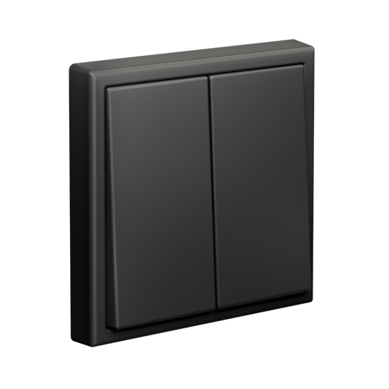 Выключатель кнопочный 2-кл. ArtGallery 10AX быстрозажим. клем. механизм базальт SE GAL001417S