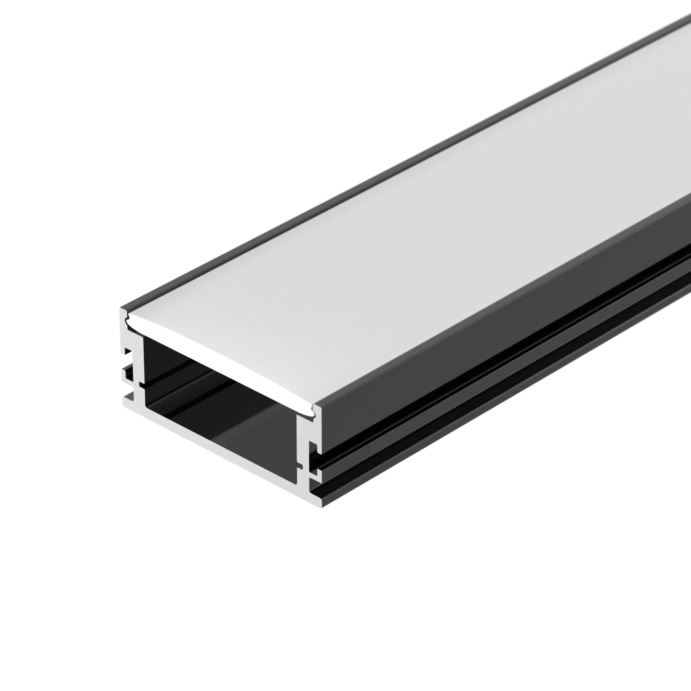 Профиль FLOOR60-H26-3000 ANOD BLACK (Arlight, Алюминий) 046414
