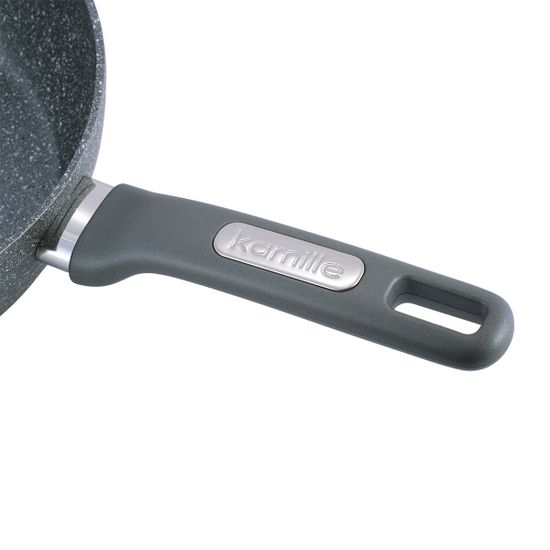 Сотейник 26 см. из литого алюминия Kamille KM-4293GR с мраморным покрытием