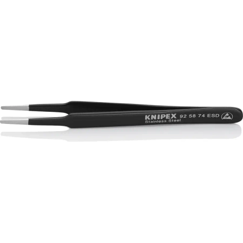 Пинцет для прецизионных работ, антистатический 120 мм Knipex 92 58 74 ESD