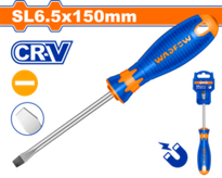 Oтвертка плоская SL6.5х150мм (12/144) WADFOW WSD1266