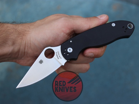 Реплика ножа Spyderco Para 3 G10 ЧБ