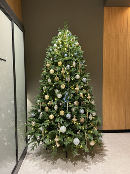 Новогодняя дизайнерская Ель «Морозное утро»