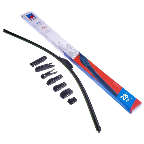 Щетка стеклоочистителя бескаркасная Double Force 700 мм (28") DFF28