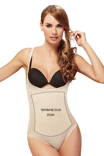 1378 Natural Боди-трусы стринг CoCoon