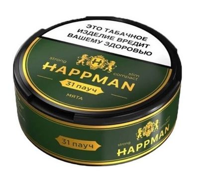 Жевательный табак HAPPMAN STRONG SLIM COMPACT 10гр