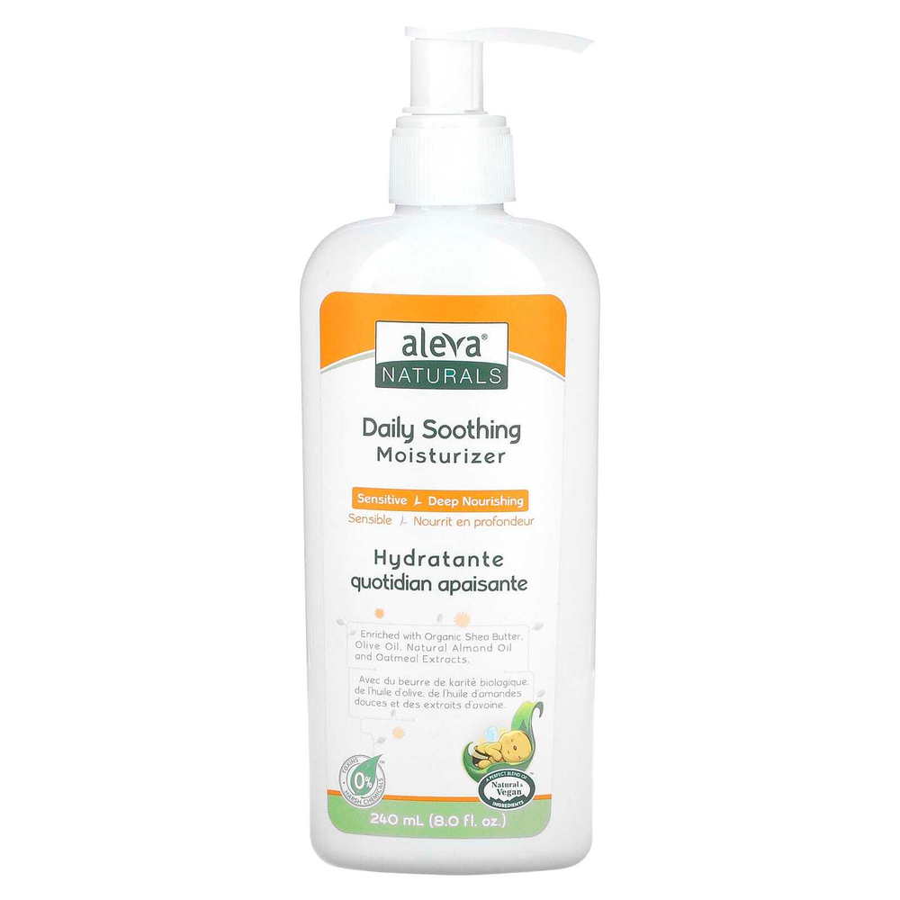 Aleva Naturals, Ежедневное успокаивающее увлажняющее средство, 240 мл (8,0 жидк. унц.)