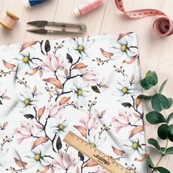 Ткань футер 2-х нитка свежий узор