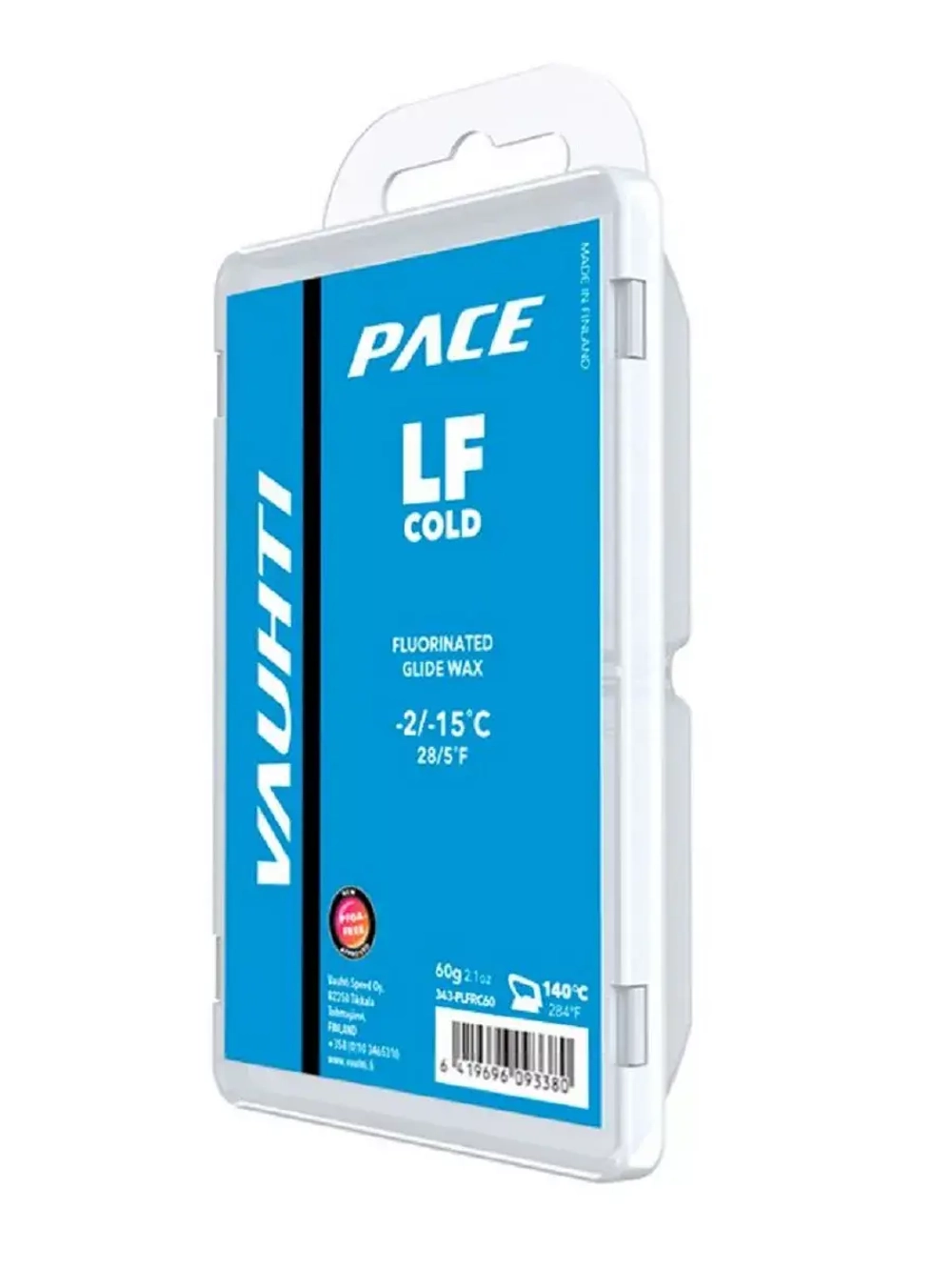 Низкофтористый парафин VAUHTI PACE LF COLD 60 гр.