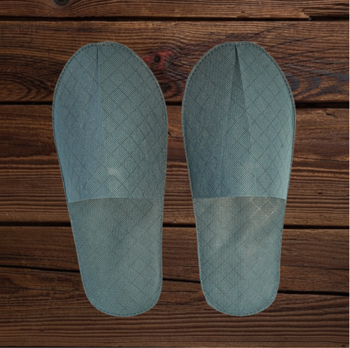 Тапки спанбонд, закрытый мыс (100 пар) одноразовые, серые