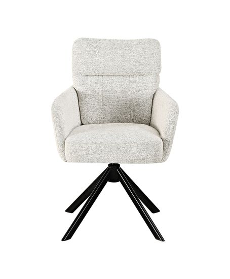 Стул обеденный Rue светло-серый крутящийся