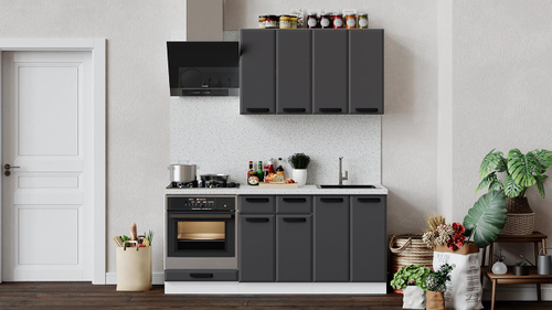 Кухонный гарнитур «Тиана» длиной 180 см со шкафом НБ