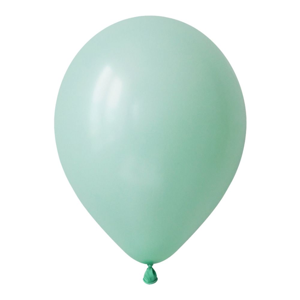 Мятный Макаронс, Пастель / Matte green, латексный шар 50шт.