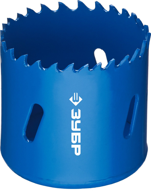 ЗУБР 48мм, коронка биметаллическая, быстрорежущая сталь