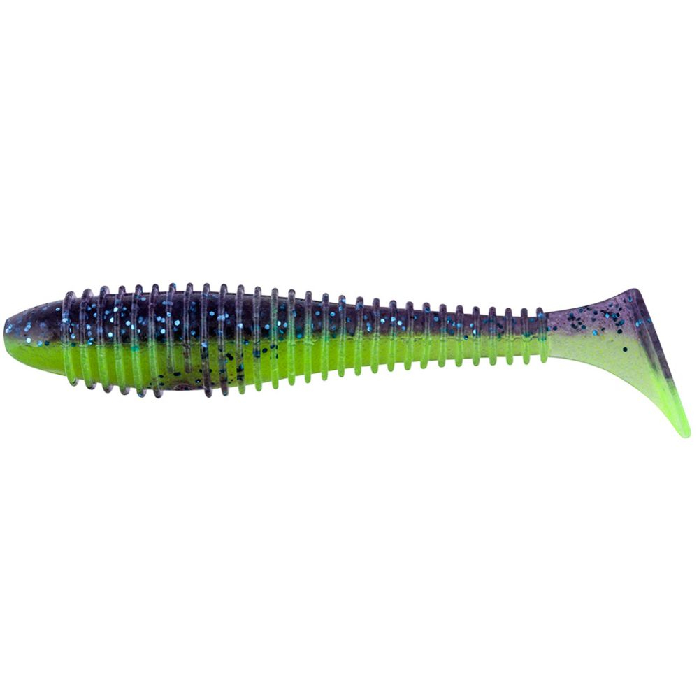 Приманка силиконовая Keitech Swing Impact FAT 4.8" #417T Gold Flash Minnow