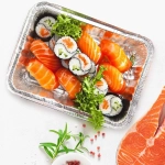 Прямоугольные алюминиевые формы - 780 мл, 10 шт.