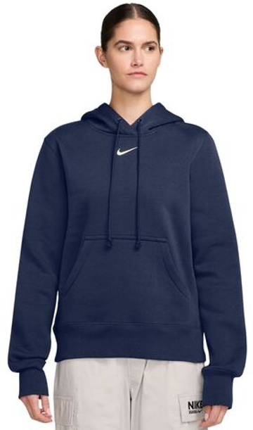 Женская теннисная куртка Nike Sportwear Phoenix Fleece - midnight navy/sail