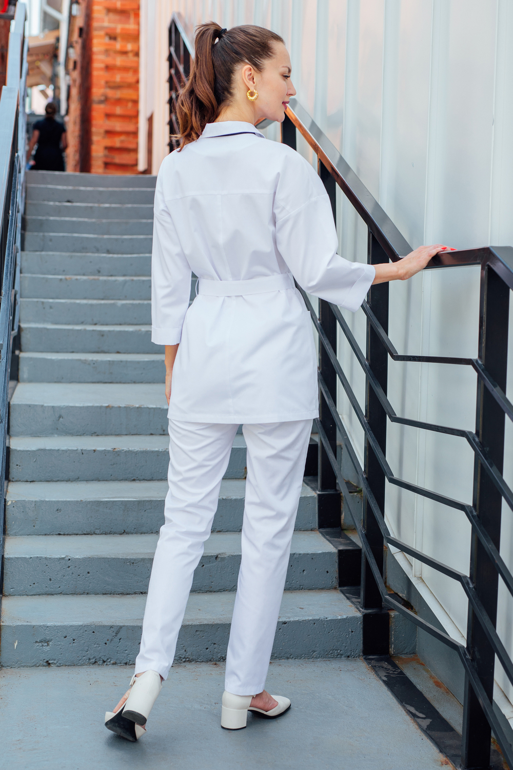 Медицинская блуза женская MediS/Униформа/Медодежда/Медицинская одежда