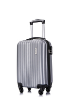 Маленький чемодан L'Case Krabi, серебристый, S