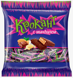 КОНФЕТЫ KROKANT С ТВЕРДЫМ ГРИЛЬЯЖНЫМ КОРПУСОМ 500ГР