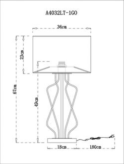 Декоративная настольная лампа Arte Lamp