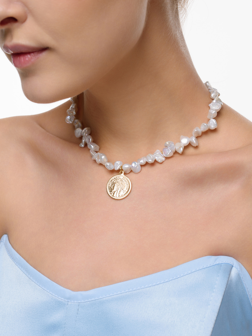 Колье "Cereals" Gold