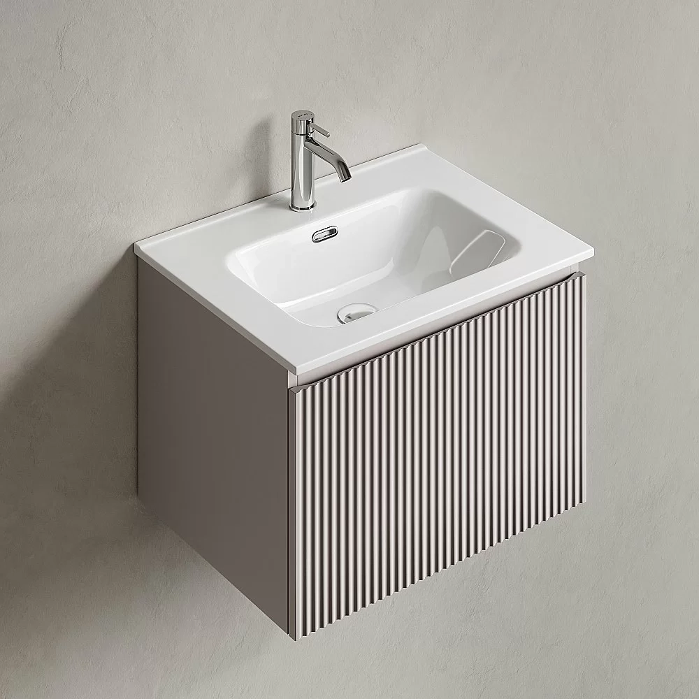 Тумба с раковиной Sancos Snob R 1.0 SNR1.060SM/CN7001 Doha Soft