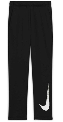 Штаны для мальчика теннисные Nike Dry Fleece Pant GFX - black/white