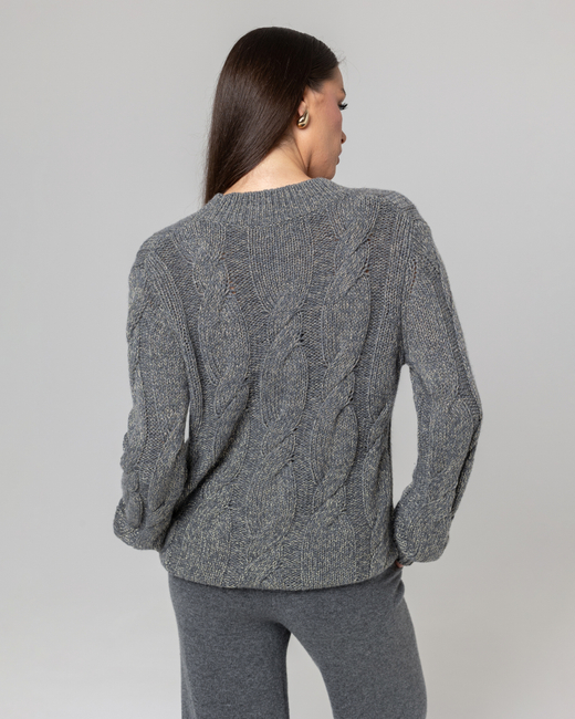 Кашемировый кардиган с люрексом