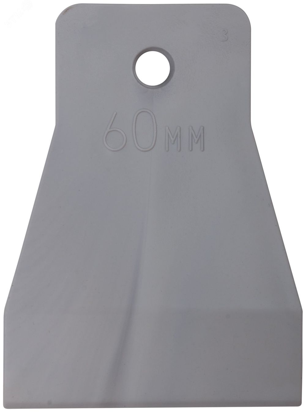 06884 КУРС Шпатель резиновый белый 60мм