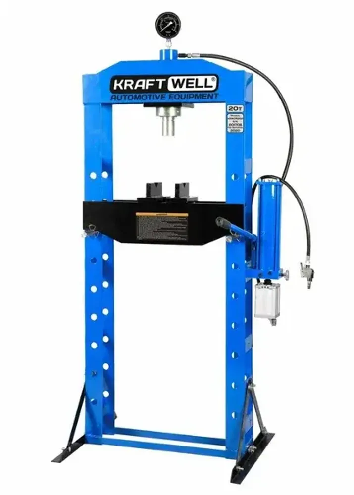 Пресс 20 т. с ручным и пневматическим приводом KraftWell
